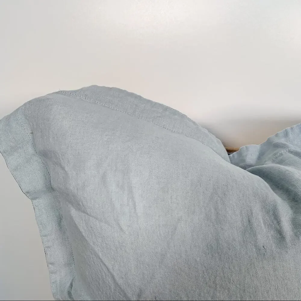 Crate & Barrel Lake Natural Hemp Fiber Euro Sham